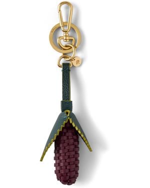Mulberry British Summer Keyring - Metallic