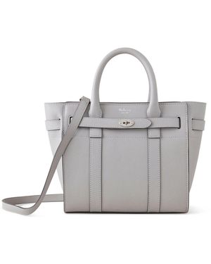 Mulberry Mini Zipped Bayswater - Grey