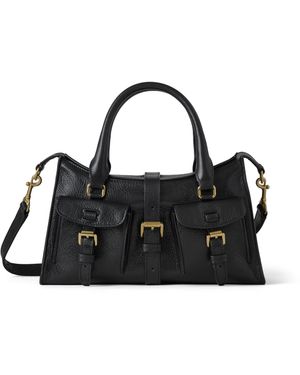 Mulberry Leather Small Roxanne - Black