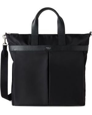 Mulberry Heritage Nylon Zipped Tote - Black