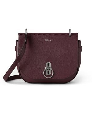 Mulberry Amberley Satchel Cherry - Purple