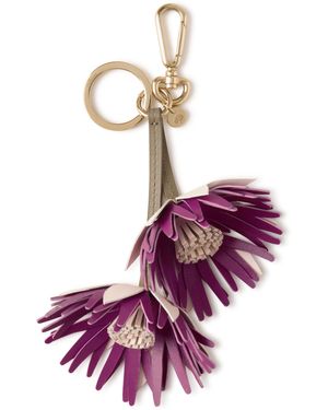 Mulberry Flower Keyring - Purple