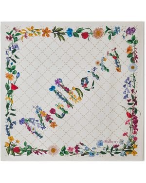 Mulberry Square Scarf - Metallic
