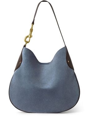 Mulberry Hackney Shoulder Bag Foggy - Blue