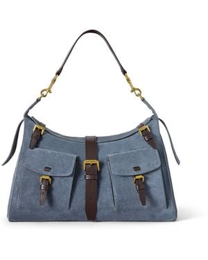 Mulberry Roxanne Shoulder Bag Foggy - Blue