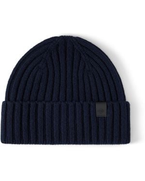 Mulberry Ribbed Knit Beanie Night Sky - Blue