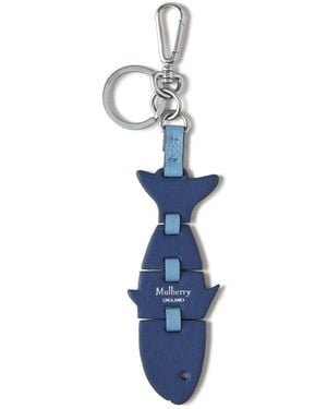 Mulberry Puzzle Keyring - Blue
