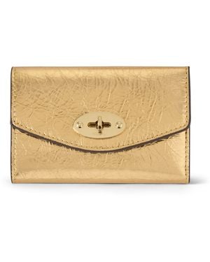 Mulberry Darley Folded Multi-Card Wallet Somerset - Metallic