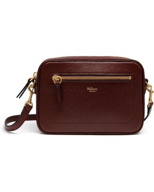 Mulberry Camera Leather Bag - Brown