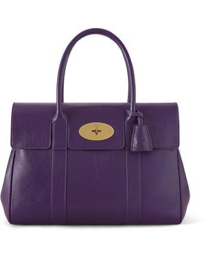 Mulberry Leather Bayswater Amethyst - Purple