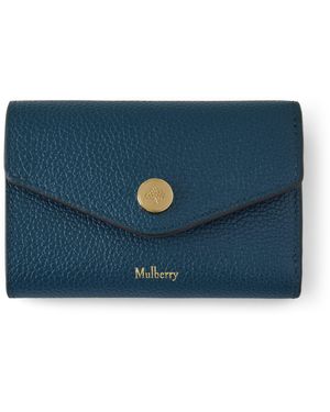 Mulberry Folded Multi-Card Wallet Out Of The - Blue