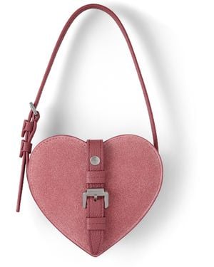 Mulberry Roxanne Mini Heart Bag Scrumpy - Pink