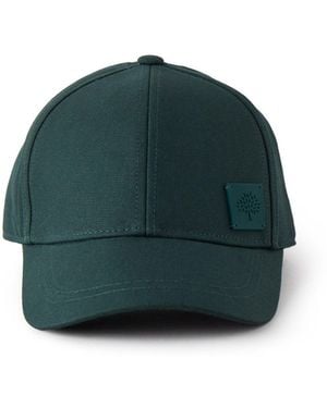 Mulberry Solid Baseball Cap In Green Cotton