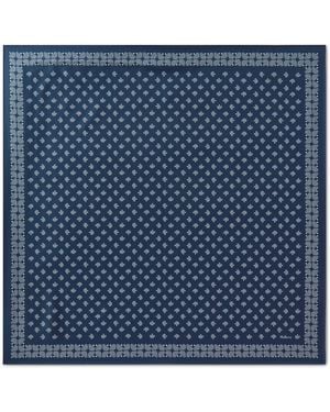 Mulberry Square Scarf - Blue