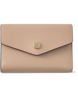 Mulberry Press Stud Wallet Crumpet - Natural