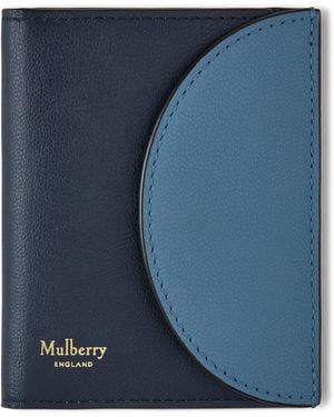 Mulberry Compact Bifold Card Wallet Brighton-Night Sky - Blue