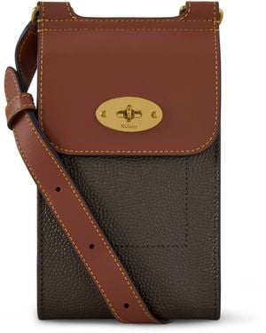 Mulberry Mini Antony Mole-Cognac - Brown