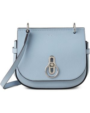 Mulberry Small Leather Amberley Satchel - Blue