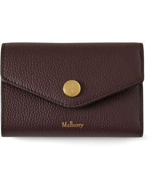 Mulberry Folded Multi-Card Wallet Oxblood - Brown