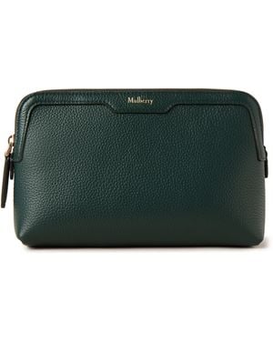 Mulberry Small Cosmetic Pouch - Green