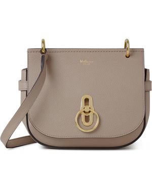 Mulberry Small Amberley Satchel Cashmere Taupe - Grey