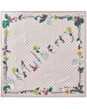 Mulberry Square Scarf - Metallic