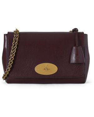 Mulberry Leather Medium Lily Oxblood - Purple