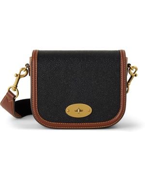 Mulberry Small Darley Satchel-Cognac - Black