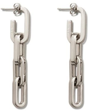 Mulberry Softie Dropped Earrings - Metallic