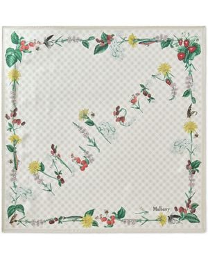 Mulberry Square Scarf - Metallic