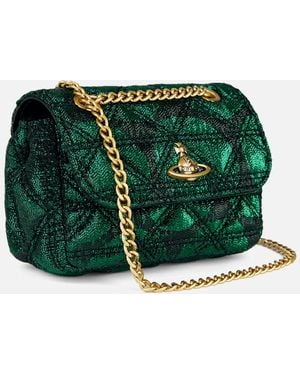 Vivienne Westwood Small Woven Chain Purse - Green