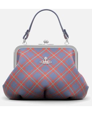 Vivienne Westwood Granny Frame Faux Leather Purse - Purple