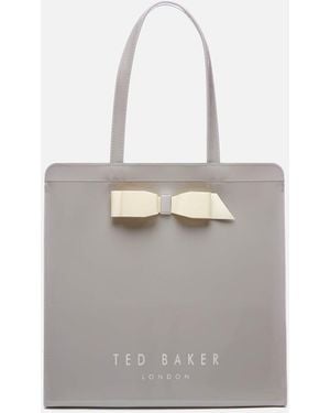 Ted Baker Almacon Bow Detail Large Icon Bag - Grey