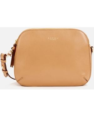 Radley Dukes Place Medium Ziptop Cross Body Bag - Natural