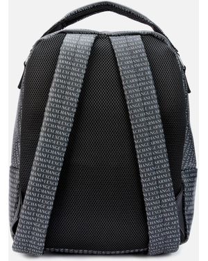 ARMANI EXCHANGE All Over Print Backpack - Black