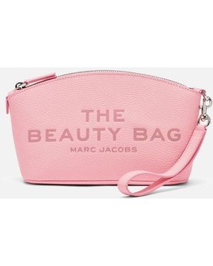 Marc Jacobs Pebble-grain Leather The Beauty Bag - Pink