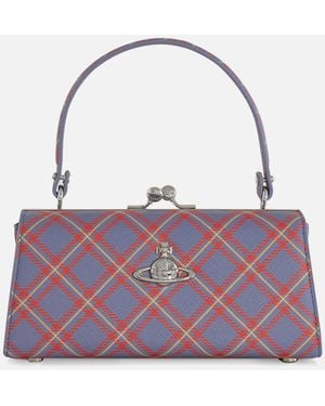 Vivienne Westwood Doll Xl Faux Leather Frame Purse - Purple