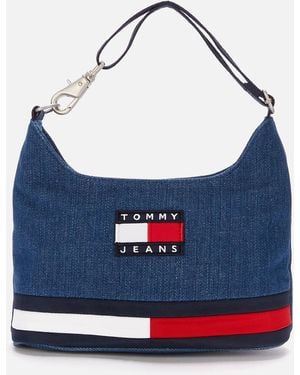 Tommy Hilfiger Tjw Heritage Shoulder Bag Denim - Blue