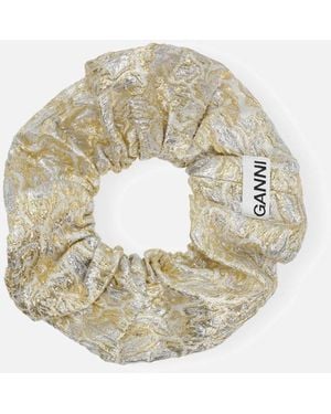 ヘアアクセサリー GANNI Printed Cotton Scrunchie レディース】Printed Cotton Scrunchie | GANNI(ガニー