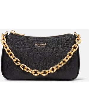 Kate Spade Jolie Small Convertable Leather Cross Body Bag - Black