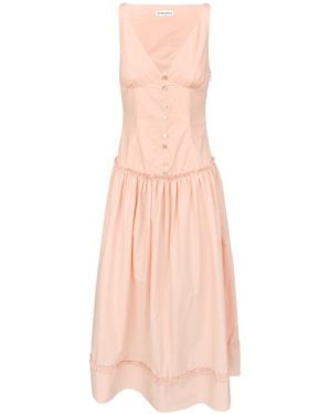 My Mum Made It Button Maxi Dress - Pink