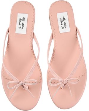 My Mum Made It Ribbon Stitch Flip Flops - Pink