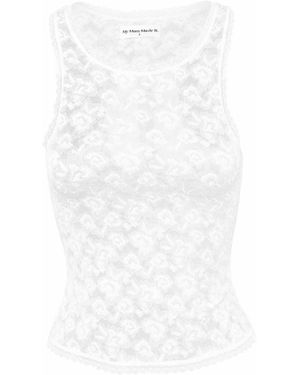 MY MUM MADE IT pty ltd Lace Tank - White