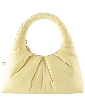 My Mum Made It Large Pleat Puffer Tote - Metallic