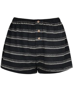 MY MUM MADE IT pty ltd Loose Shorts - Black