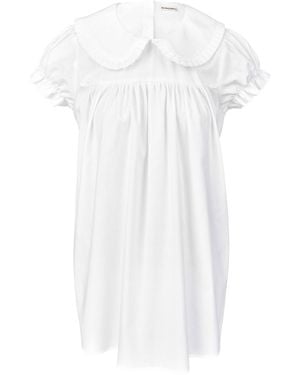 My Mum Made It Babydoll Dress - White