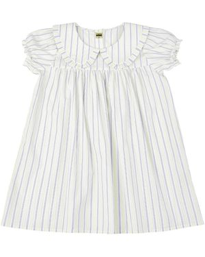 My Mum Made It Babydoll Dress - White