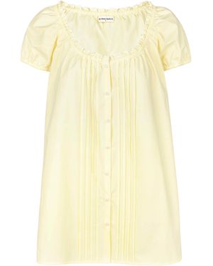 My Mum Made It Morning Mini Dress - Yellow
