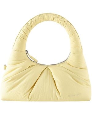 My Mum Made It Mini Pleat Puffer Tote - Metallic