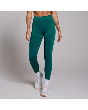 Mp Teo Seamless Hybrid Leggings - Green